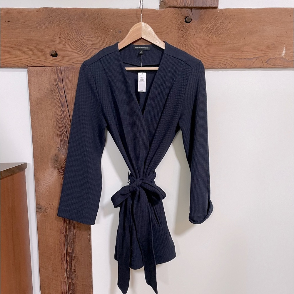 Banana Republic Cotton Tie Cardigan
